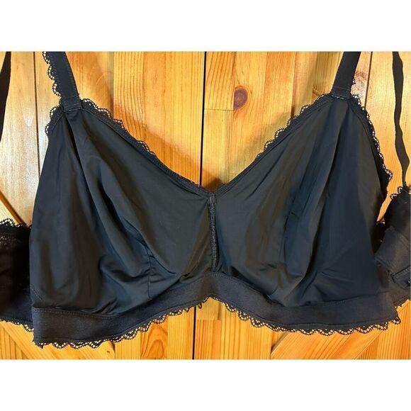 Auden Unlined Bralette Black Lace  Size 3X NWT (8042) - Picture 4 of 7